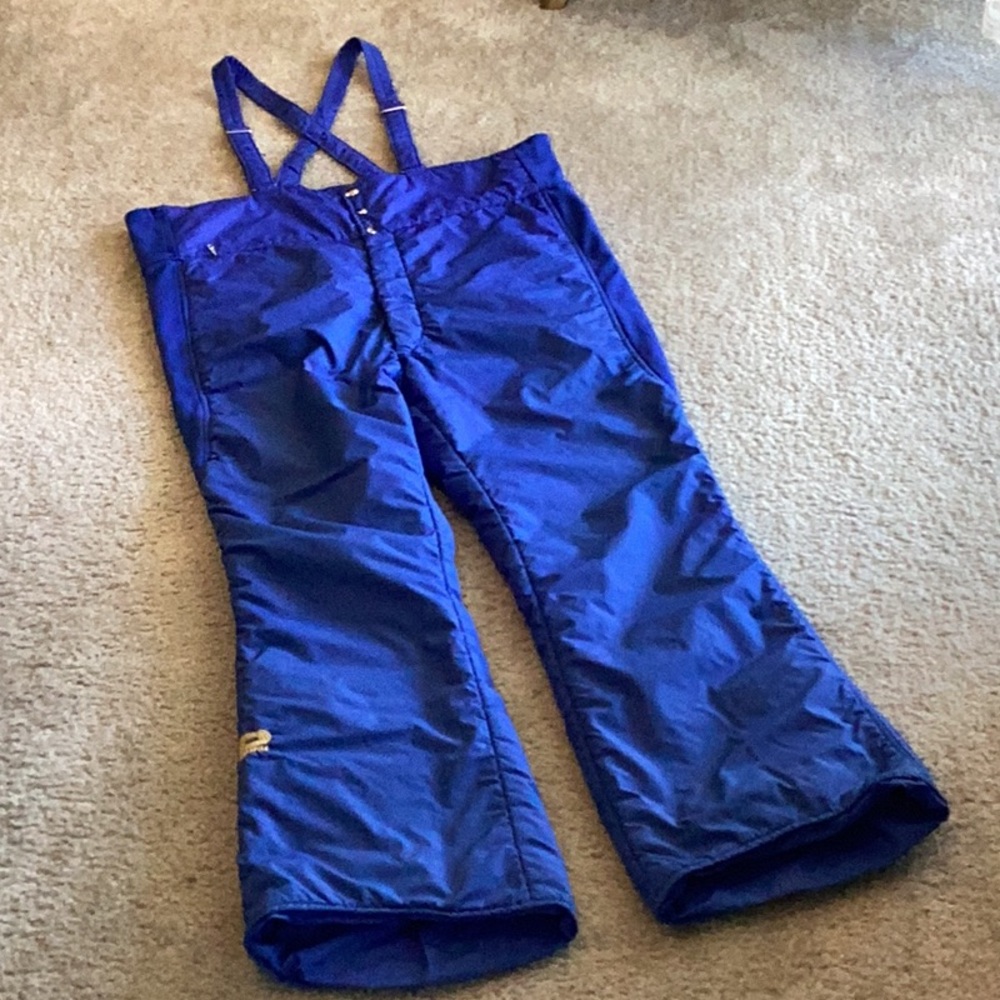 Blue Men's Snow Pants, Waist size is 40 (see measurements)